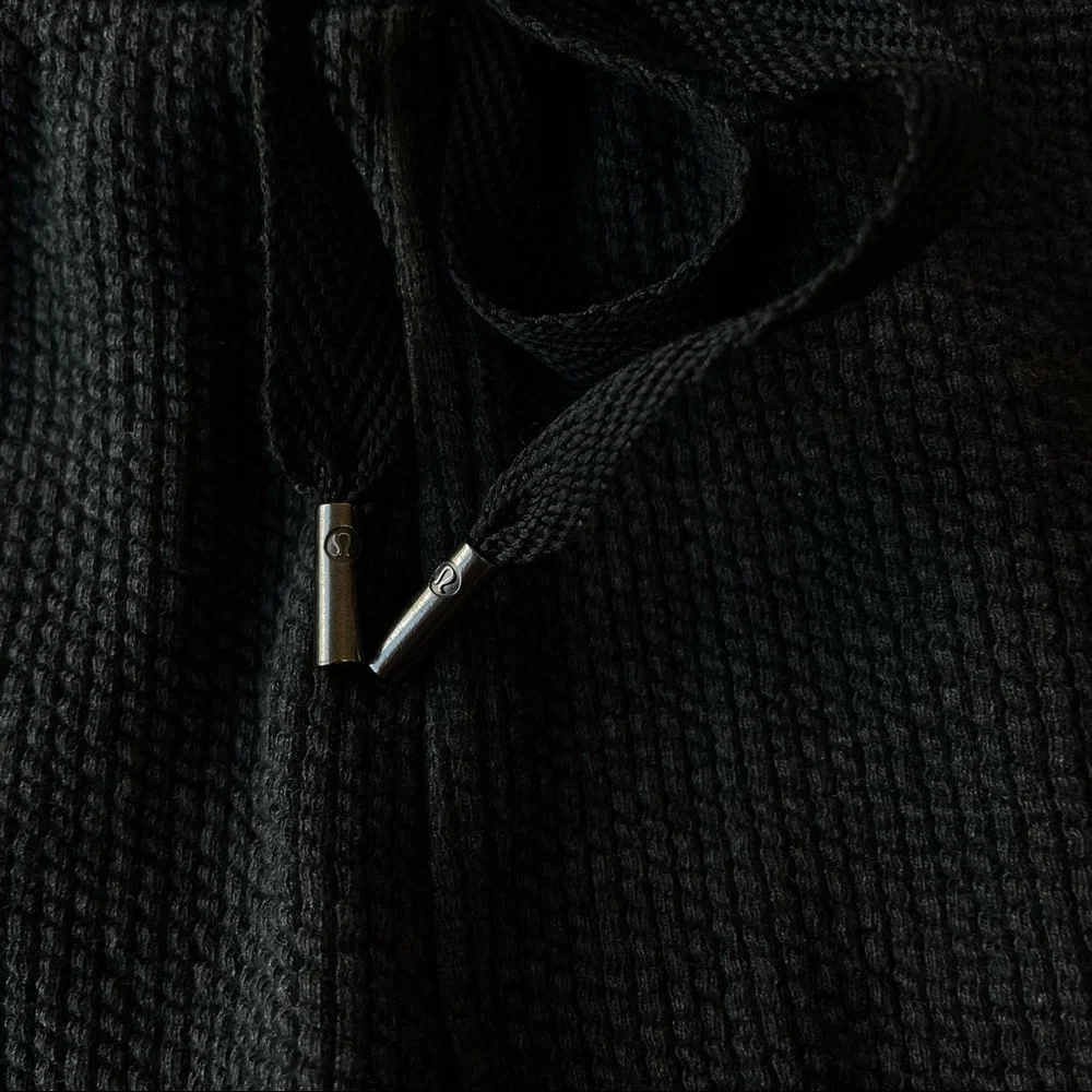 Lululemon Ribbed High-Rise Jogger 25" *7/8 Length in Heathered Black Size 4 - Picture 10 of 10